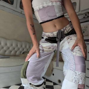 Scrapbooked ragdoll dream trousers