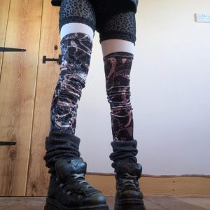 Velvet in chains leg snugs