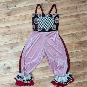 Spring circus dungarees