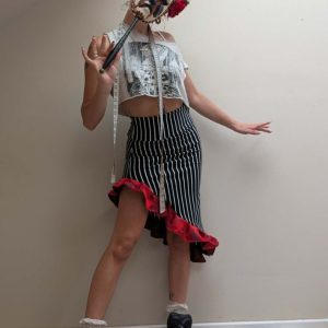Anarchy flame buccaneer skirt