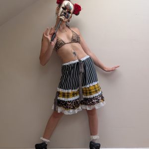 Wild card leopard tartan bloomers
